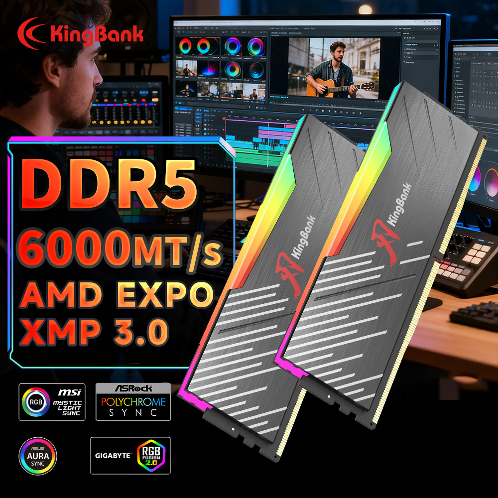 KingBank KRRB DDR5 RGB 16GB /1 - Ddr5 16Gb 6000Mhz review and price