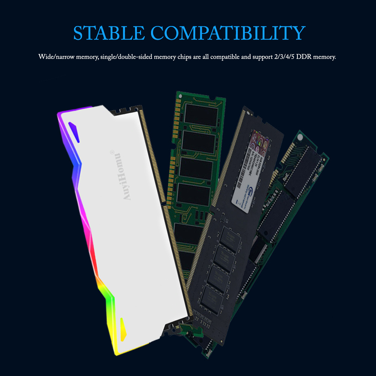 AuyiHomu RGB Heatsink, 5V 3Pin - Ddr5 Ram review and price